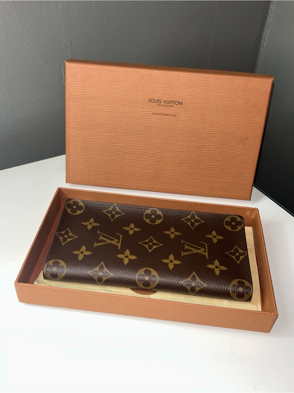 Louis Vuitton Monogram Porte Valeurs Cartes Credit Wallet CT0050 - Picture 1 of 16